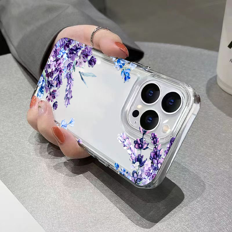 Purple Flower Soft TPU Phone C - Phone Cases Xs Iphone recension och pris
