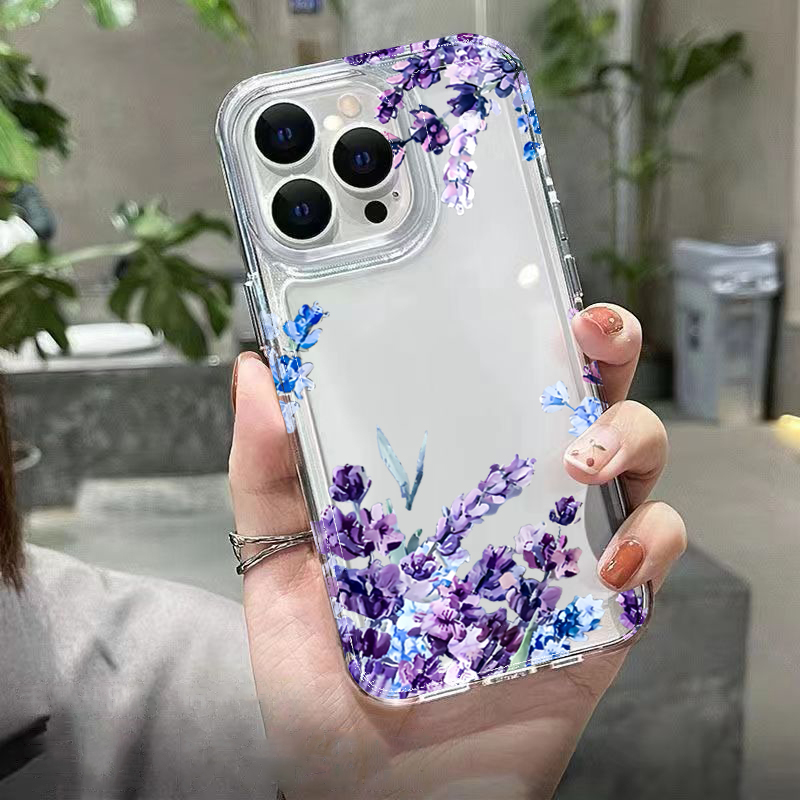 Purple Flower Soft TPU Phone C - Phone Cases Xs Iphone recension och pris